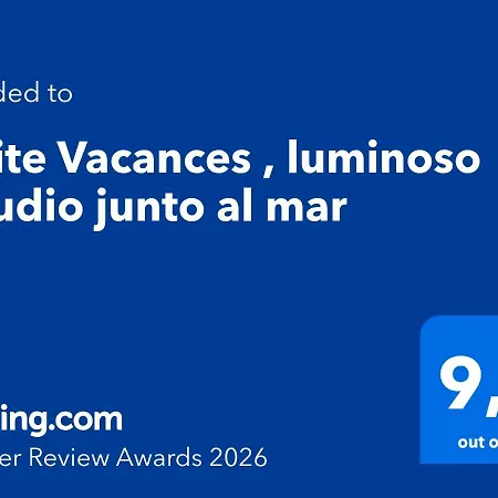 Maite , Luminoso Estudio Junto Al Mar Διαμέρισμα *